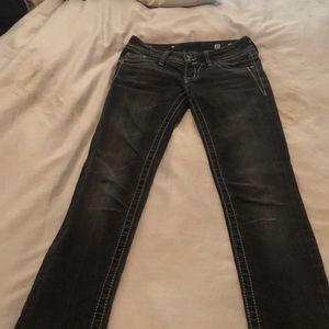 Miss me skinny low rise black jeans